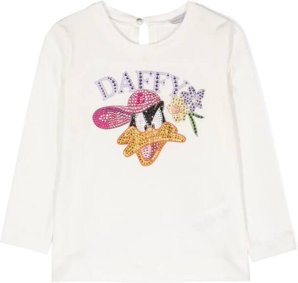 Monnalisa T-shirt met print Wit