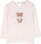 Monnalisa T-shirt met teddybeerprint Roze - Thumbnail 1
