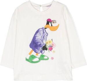 Monnalisa Tuniek met print Wit
