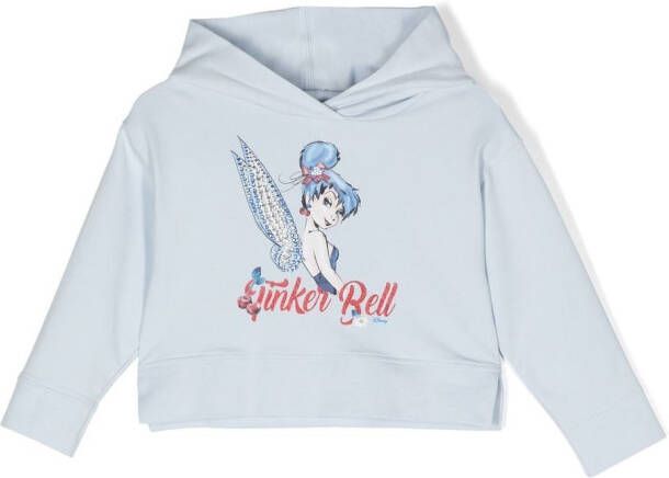 Monnalisa x Disney hoodie verfraaid met kristallen Blauw