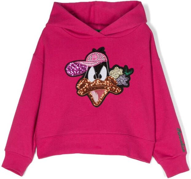 Monnalisa x Looney Tunes hoodie met ronde hals Roze