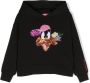 Monnalisa x Looney Tunes hoodie verfraaid met pailletten Zwart - Thumbnail 1