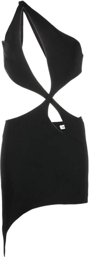 Mônot Mini-jurk met detail Zwart