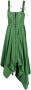 Monse Asymmetrische jurk Groen - Thumbnail 1