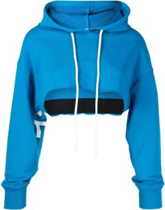 Monse Cropped hoodie Blauw