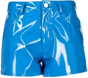 Monse Glanzende shorts Blauw