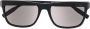 Montblanc MB0209S zonnebril met vierkant montuur Zwart - Thumbnail 1