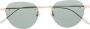 Montblanc Zonnebril met rond montuur Goud - Thumbnail 1