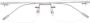 Montblanc Bril met vierkant montuur Zilver - Thumbnail 1