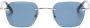 Montblanc Zonnebril met vierkant montuur Blauw - Thumbnail 1