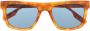 Montblanc Zonnebril met schildpadschild design Bruin - Thumbnail 1