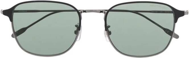 Montblanc Zonnebril met vierkant montuur Zwart