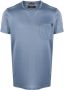 Moorer T-shirt met print Blauw - Thumbnail 1