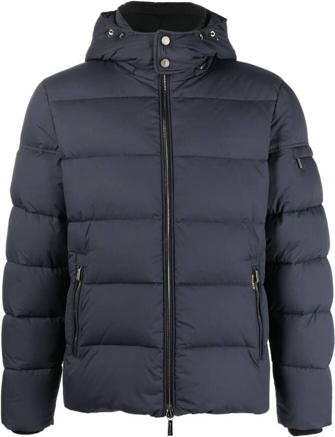 Moorer Gewatteerd jack Blauw