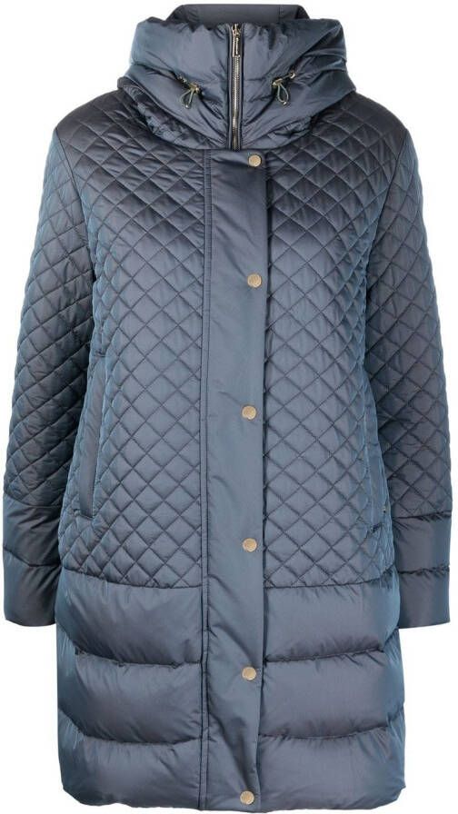 Moorer Gewatteerde jas Blauw