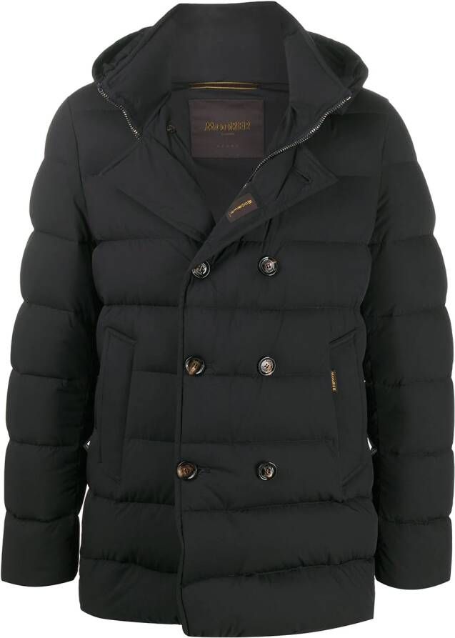 Moorer Gewatteerde jas Blauw