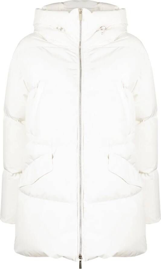 Moorer Gewatteerde jas Wit