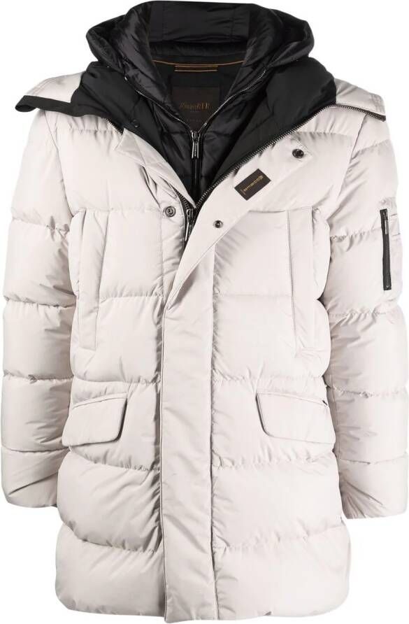 Moorer Jas met rits Beige