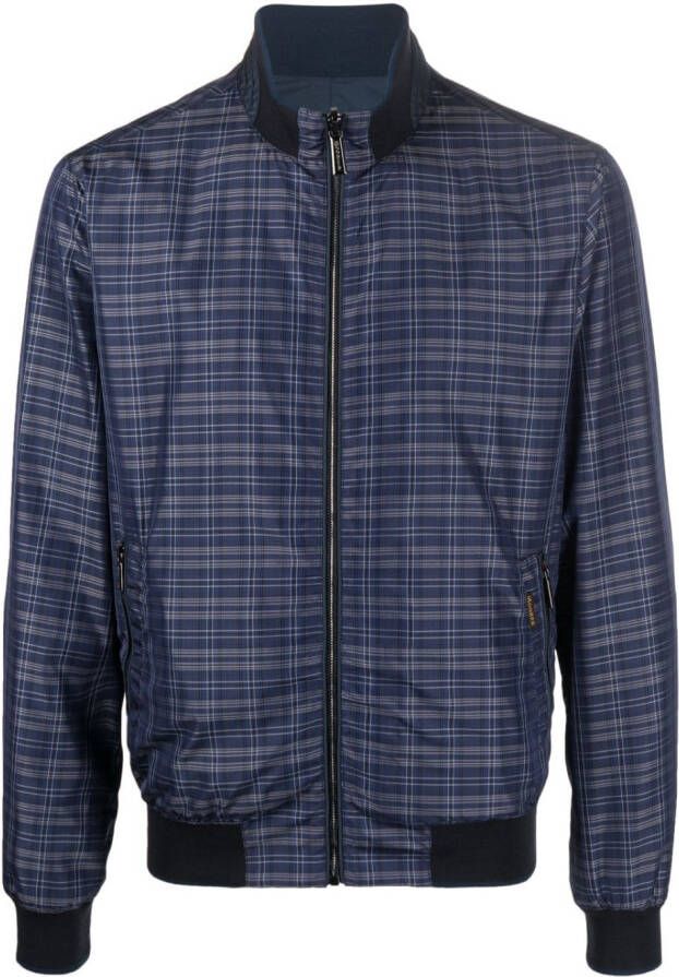 Moorer Omkeerbaar bomberjack Blauw