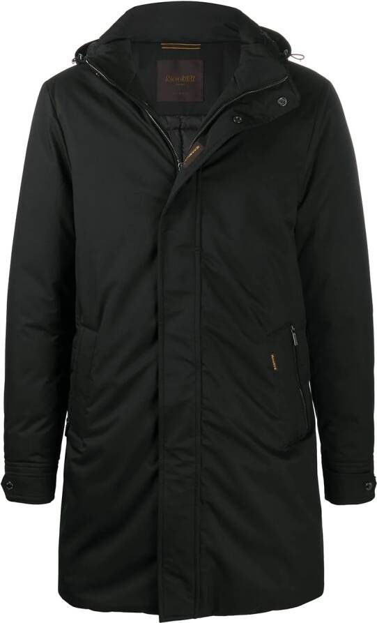 Moorer Parka met capuchon Zwart