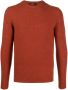 Moorer Sweater met ronde hals Oranje - Thumbnail 1