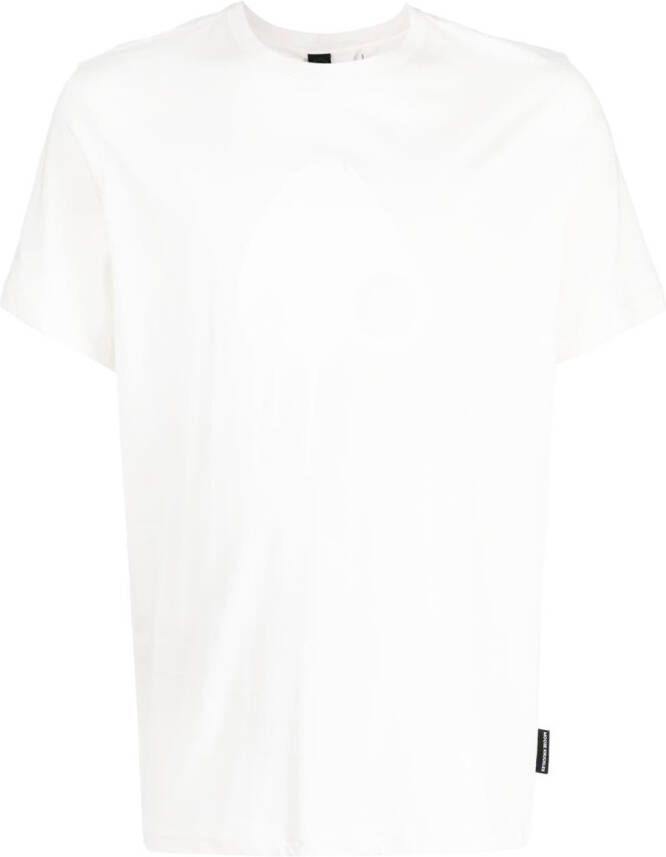 Moose Knuckles T-shirt met logoprint Wit