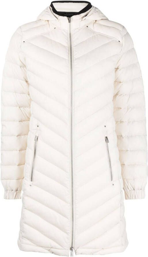 Moose Knuckles Donsjas met capuchon Beige