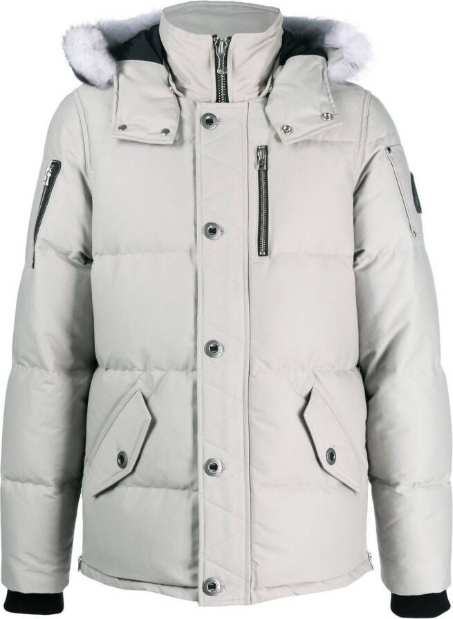 Moose Knuckles Gewatteerde parka Grijs