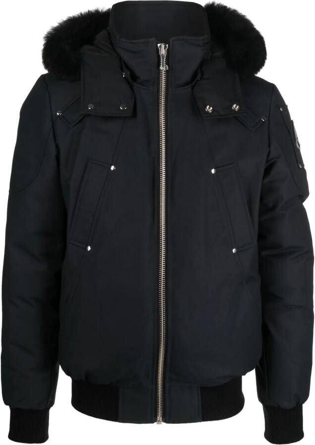 Moose Knuckles Jack met capuchon Blauw