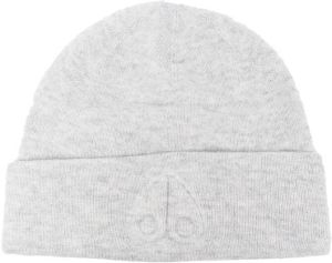 Moose Knuckles knitted beanie hat Grijs