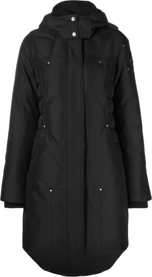 Moose Knuckles Parka met capuchon Zwart