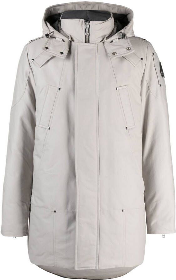 Moose Knuckles Gewatteerde parka Grijs
