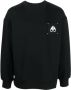 Moose Knuckles Sweater met logopatch Zwart - Thumbnail 1