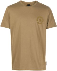 Moose Knuckles T-shirt met borduurwerk Bruin