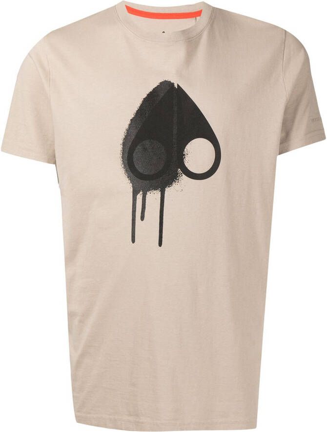Moose Knuckles T-shirt met grafische print Bruin