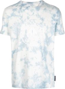 Moose Knuckles T-shirt met tie-dye print Blauw