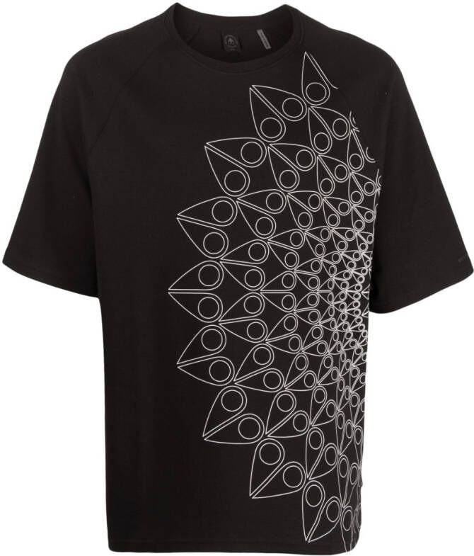 Moose Knuckles T-shirt met logoprint Zwart