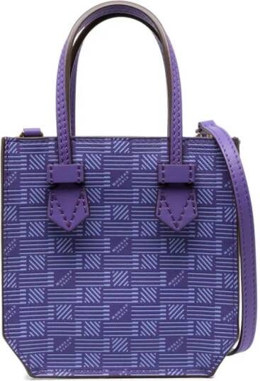 Moreau Bregancon leren shopper Paars
