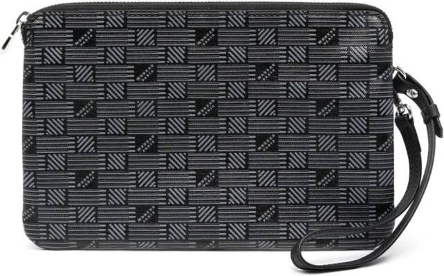 Moreau Clutch met monogram Zwart