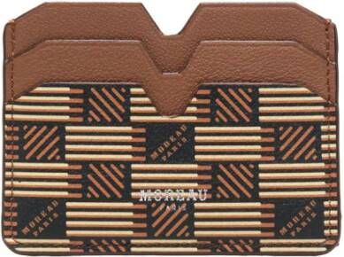 Moreau Portemonnee met monogram Bruin
