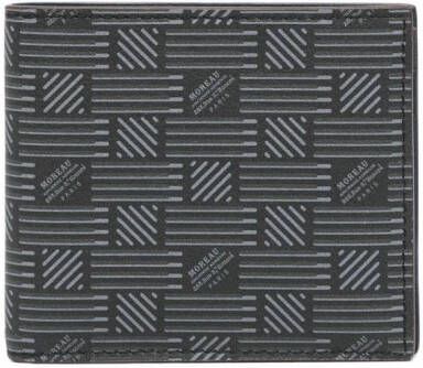 Moreau Portemonnee met monogramprint Zwart