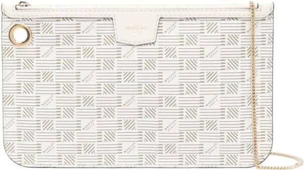 Moreau Saint Tropez leren clutch Wit