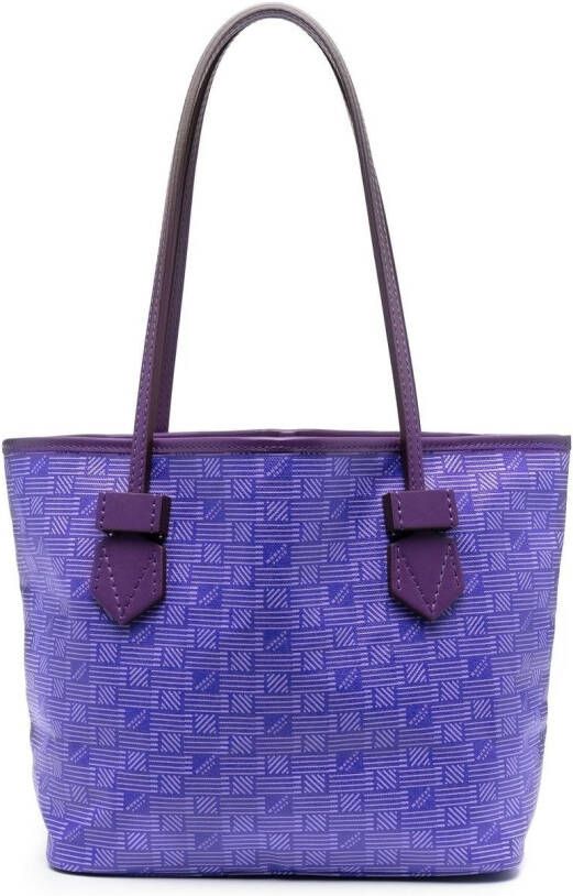 Moreau Shopper met logoprint Paars