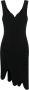 Moschino Asymmetrische jurk Zwart - Thumbnail 1