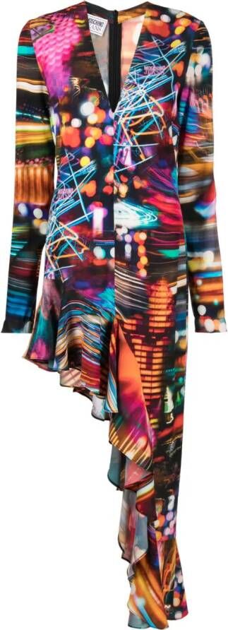 MOSCHINO JEANS Asymmetrische jurk Oranje