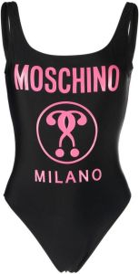 Moschino Badpak met logoprint Zwart
