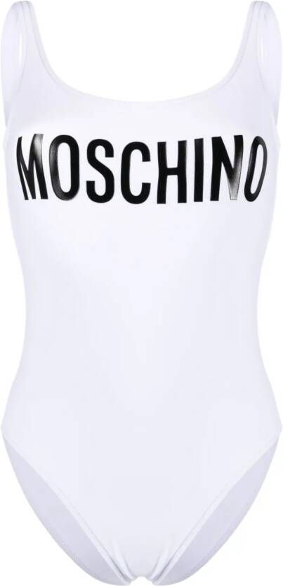 Moschino Badpak met open rug Wit