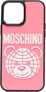 Moschino iPhone 12 Pro Max hoesje met print Roze
