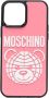 Moschino iPhone 12 Pro Max hoesje met print Roze - Thumbnail 1