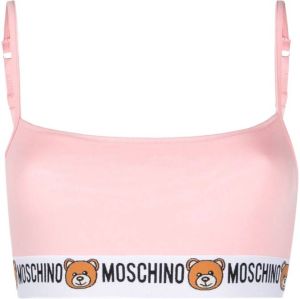 Moschino Bh met logoprint Roze